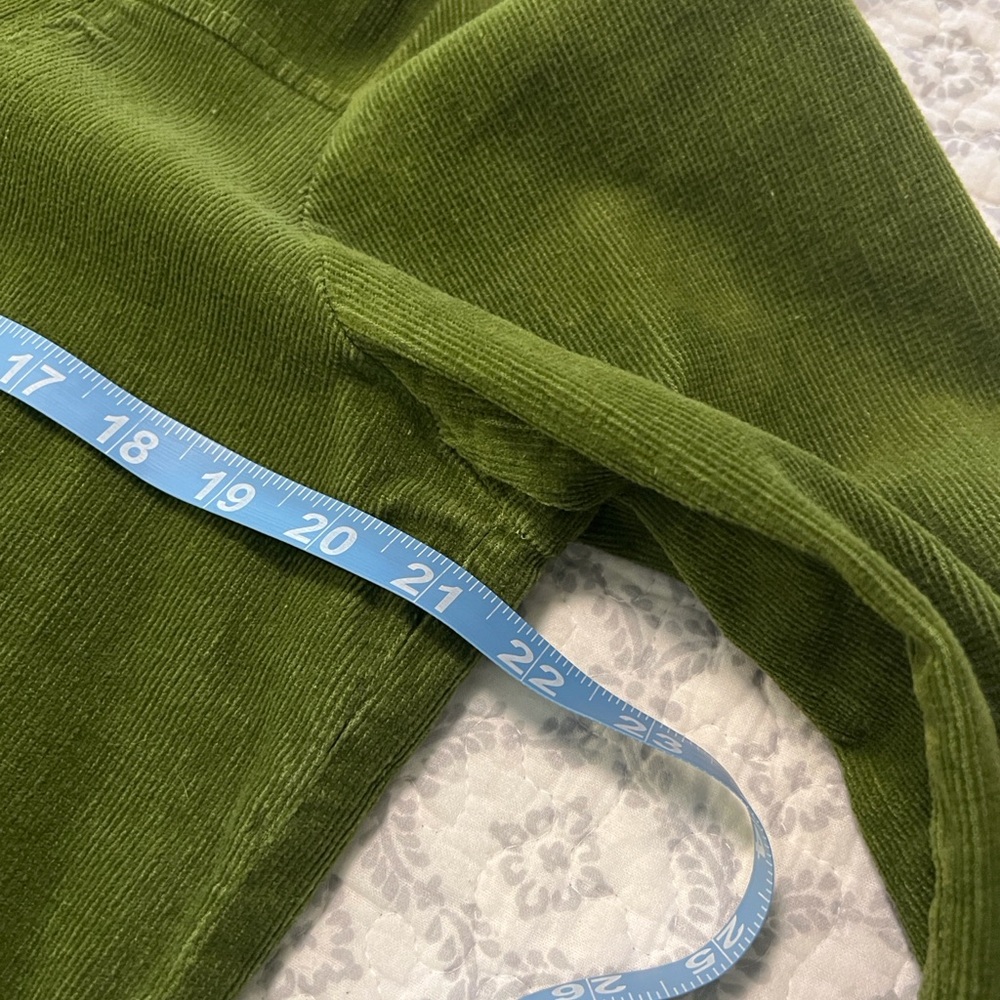 Olive Green Corduroy Jacket - Picture 10 of 13